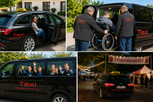 vier Leistungsbereiche des Taxis